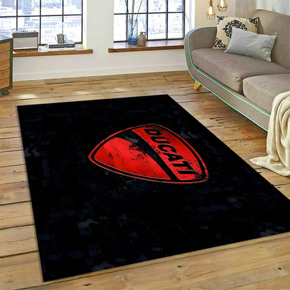3D Racing Motorcycle Sign Carpet Rug for Living Room Bedroom Home Sofa Decoration,kids Play Non-slip Floor Mat Christmas Gift