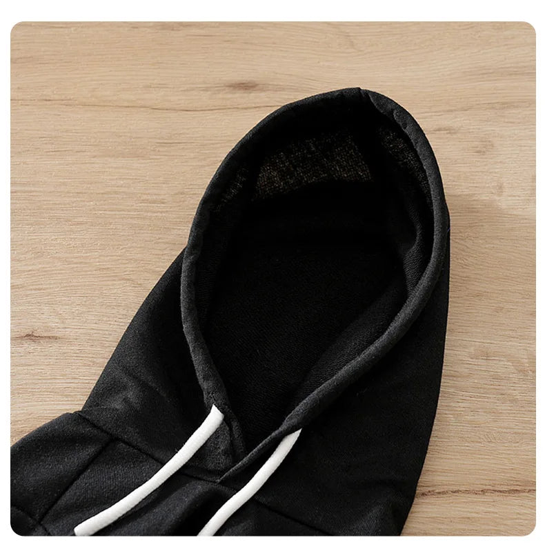 Autumn and Spring Pet Clothes Cute Little Medium Dog Hoodie Clothes Fashion Soft Casual Comfortable Black Cool Apparel Pets Fall