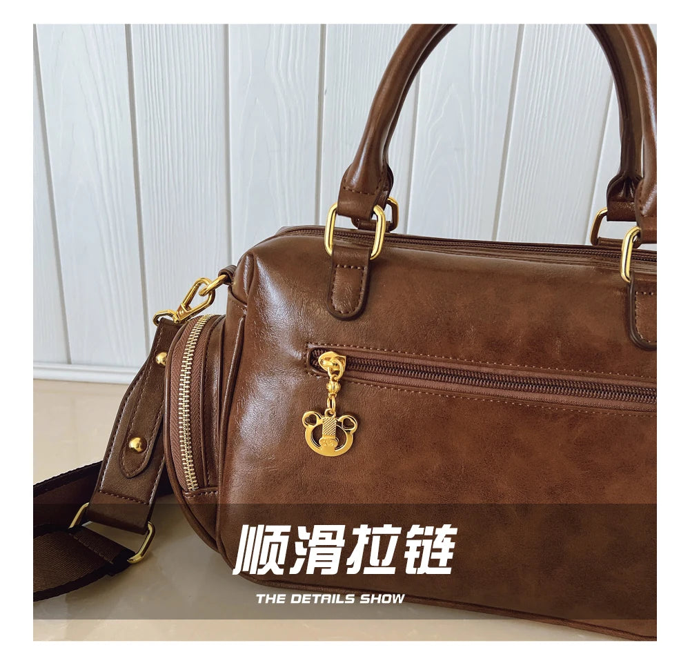 Fashion Luxury Brand Ladies Shoulder Bag Cartoon Bear Women's Crossbody Bag High Quality Tote Bag Waterproof Women's Hanbags