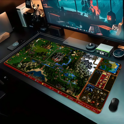 H-Heroes of M-Might and Magic 3 Mouse Pad Non-slip Thickened MousePad Large Writing Lockedge Office Student Gaming Cushion