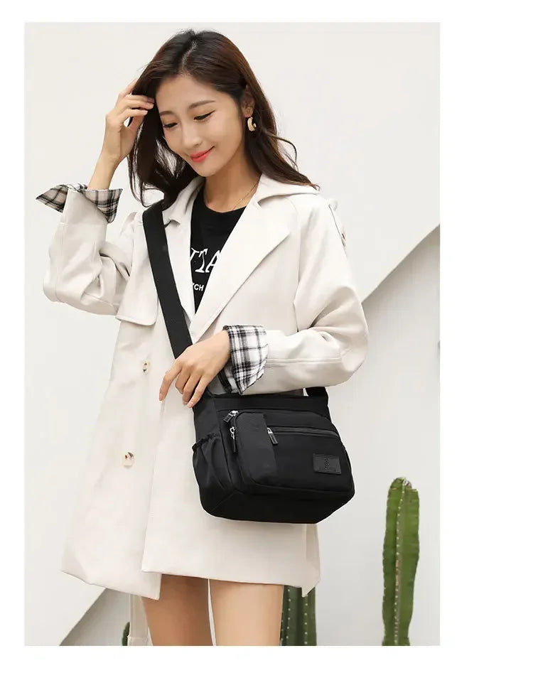 Fashion Shoulder Crossbody Bag for Women Messenger Bags Waterproof Nylon Ladies Handbag Tote Bags for Women Sac A Main Femme