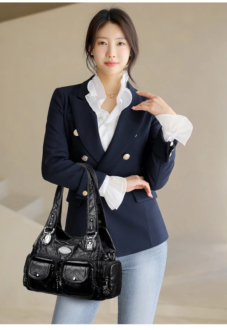 Luxury Handbags Women Bags designer Soft Leather Crossbody Bags For Women 2025 Hight Quality Shoulder Tote Handbags Sac A Main
