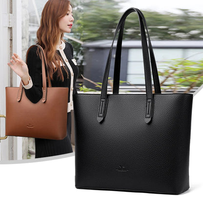Genuine High Quality Large Capacity Shoulder Bag Female Tote Bag New Luxury Designer Handbag For Fashion Women Brand Shopper Bag
