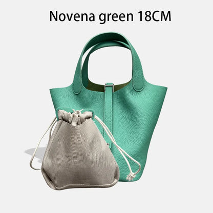 Women Bags Handbags Bucket Bag 18/22 Big Small Fashion Tote Bag Genuine Leather Luxury Quality Designers Lady Hand Bags