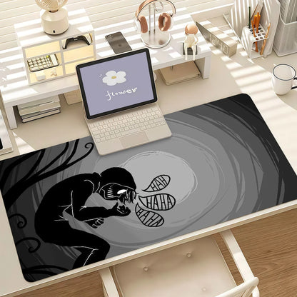 Creepypasta T-Ticci Toby Mouse Pad Anti Slip Rubber Edge Locked Thickened Laptop Gaming Desk Mat