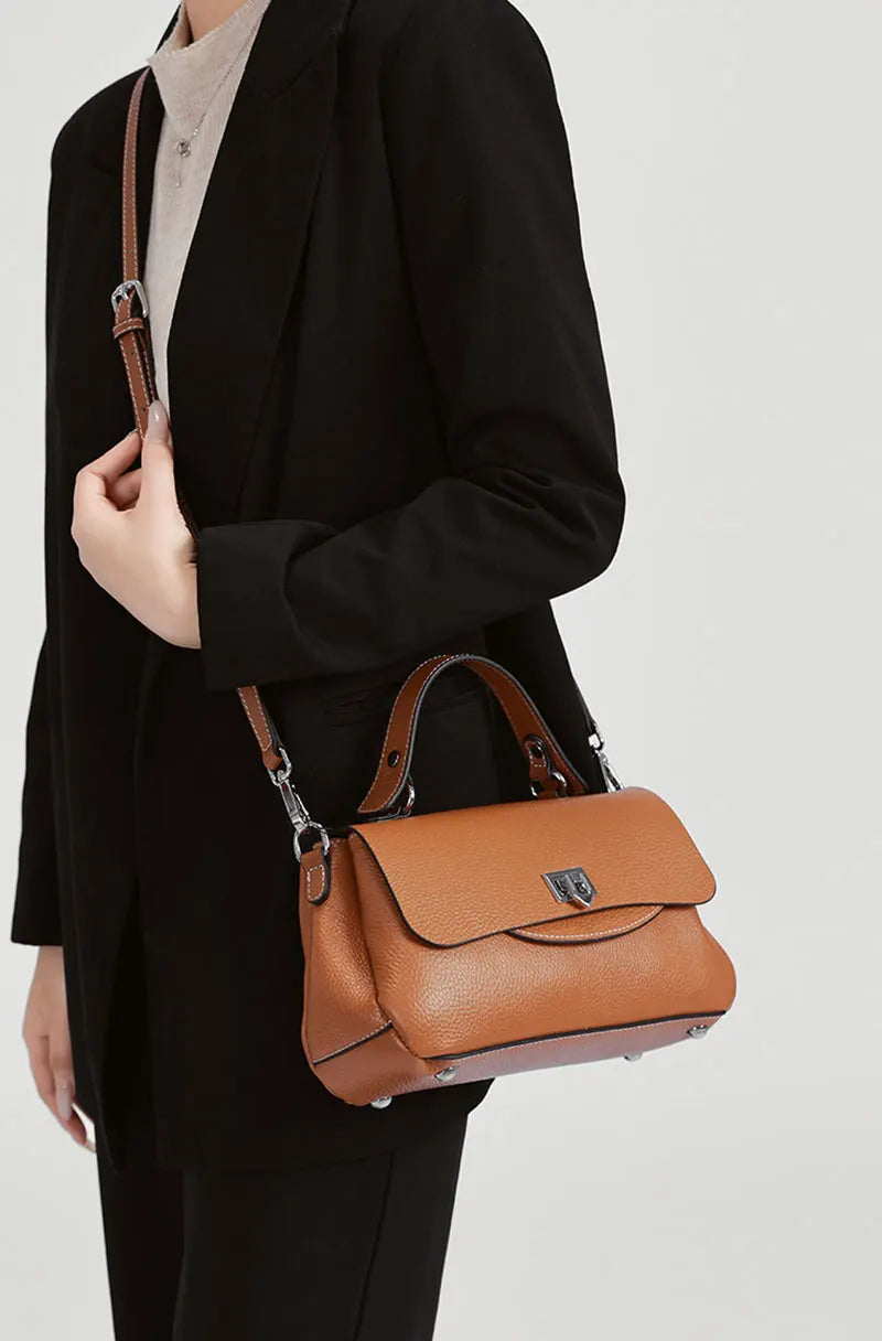 Genuine Leather Women's Bag Luxury Designer Crossbody Bags High Quality Cowhide Women Shoulder Bag Female Handbags M8863