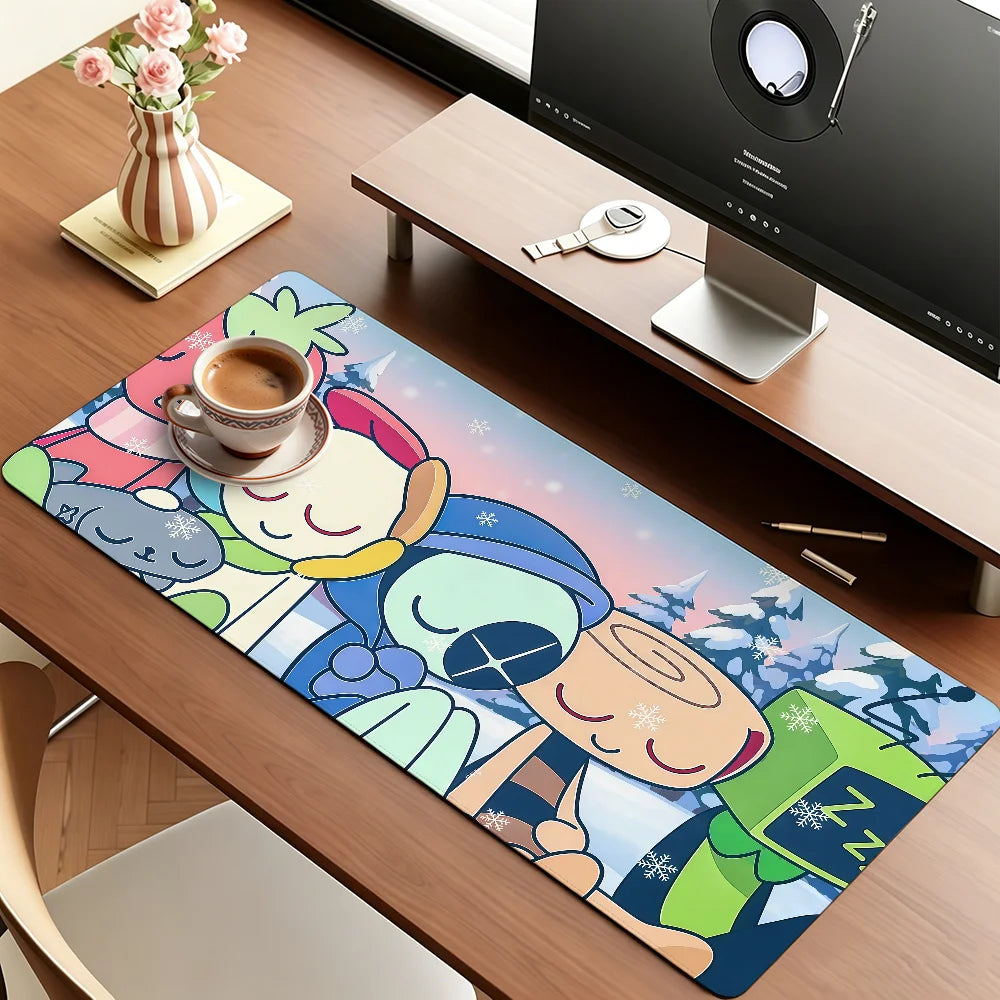 Game D-Dandys W-world Gourdy Mouse Pad Anti Slip Rubber Edge Locked Thickened Laptop Gaming Desk Mat