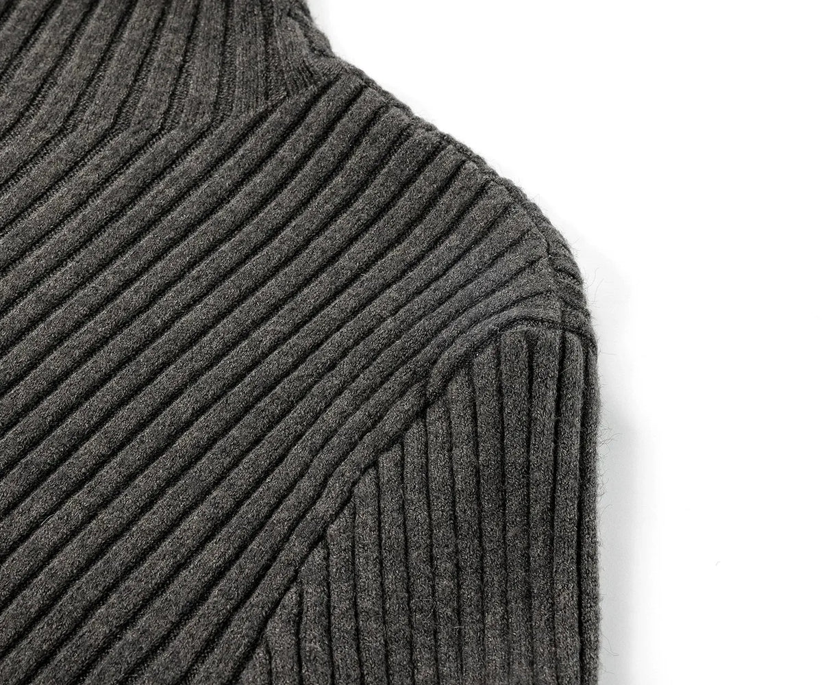 2026 Women's Autumn Winter Knit Cardigan Versatile Office Slim Flattering Cropped Zip-Up Sweater Korean Long Sleeve Outerwear