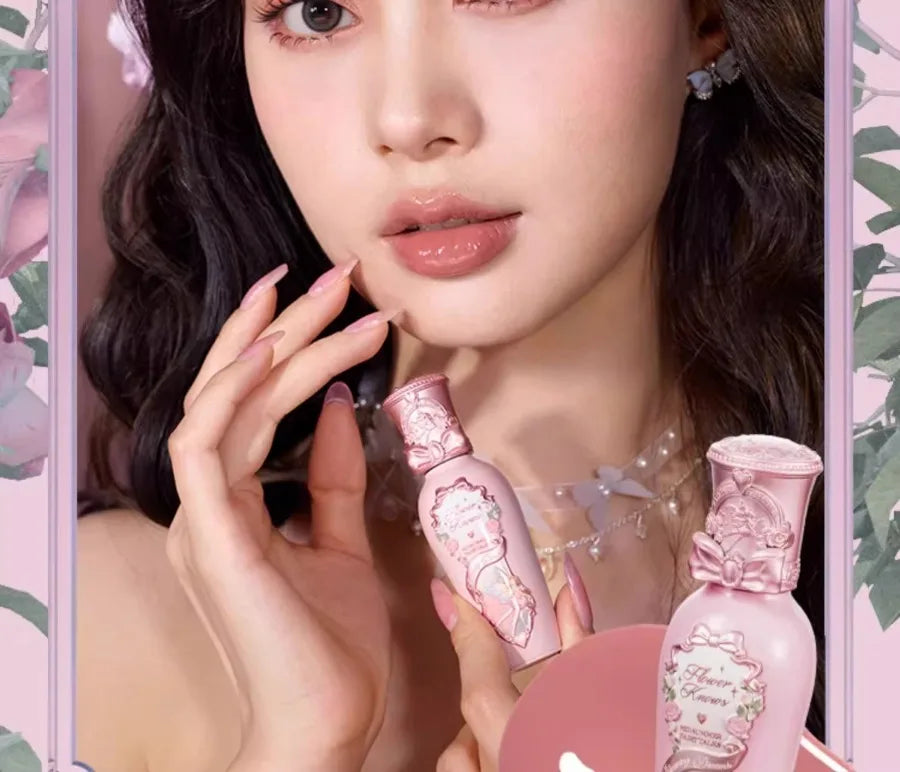 Flower Knows Set Midsummer Fairytales Make up Gift Box Eye Brow Palette Powder Blusher Eyebrow Concealer Lipgloss For Women