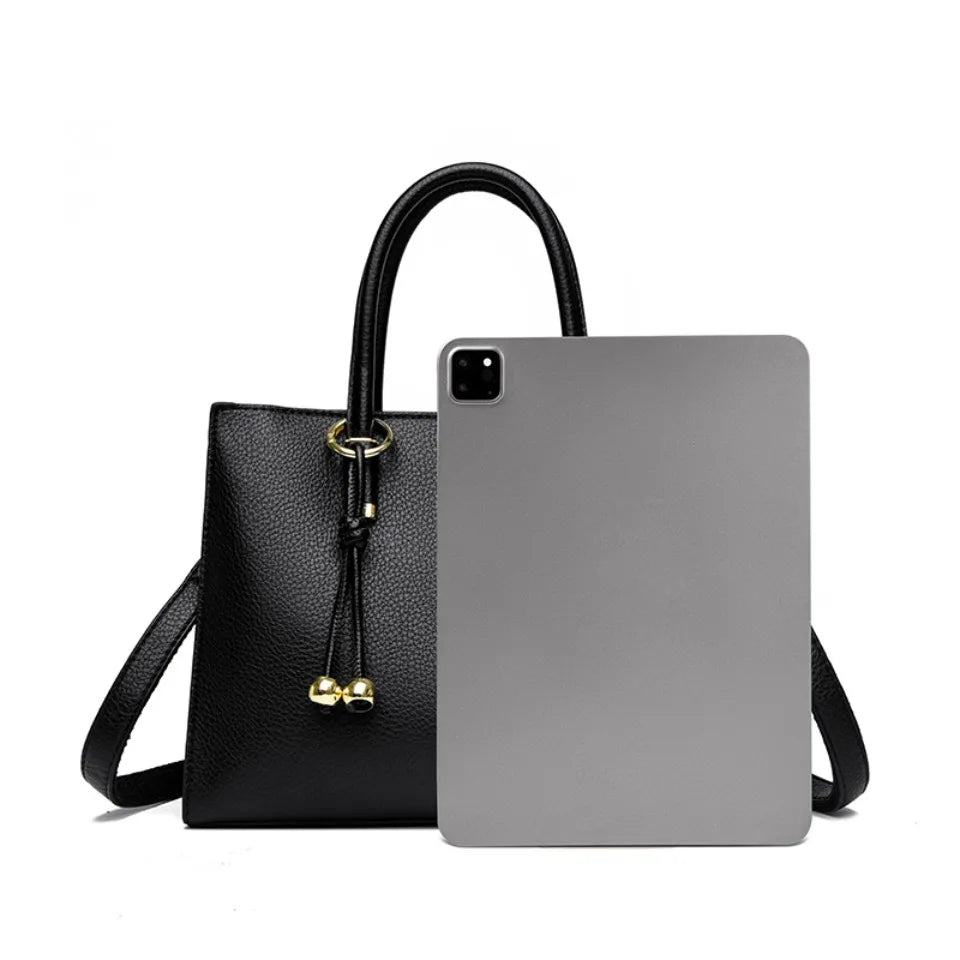 Genuine Brand Top Quality Leather Shoulder Crossbody Bags for Women Luxury Handbags Women Bags Designer Large Capacity Tote Bag