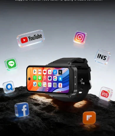 NEW PG999 Smartwatch Phone Touchscreen GPS 4G Android Wi-Fi HD Camera Global Connectivity Octa-core Processor Dual SIM Gift
