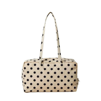 Brand Nylon Bowling Tote Bag Women Luxury Large Capacity Simple Versatile Shoulder Purse Ultralight Zipper Commuting Travel Bag