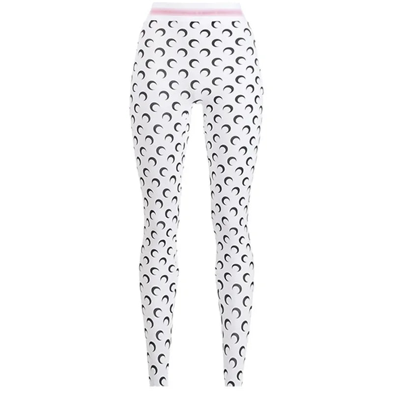Fashionable Women Printed Elastic Jumpsuit New Summer Casual Seamless Tight Thin Women's High Waisted Leggings