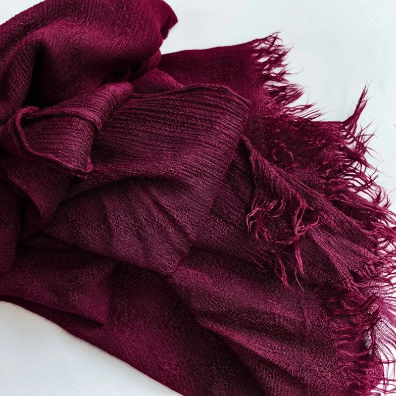 60 Color Cotton Crepe Shawl Headwraps Fashion Scarf Hijab For Women Veil Muslim Islam Hijab Cap Scarf For Muslim Shawl 200*90CM