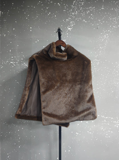 DEAT 2025 Autumn Winter New High Quality Soft Fur Vest For Women Imitation Mink Fur Sleeveless Fur Tank Top Female 11A07795