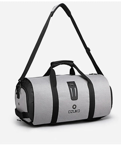 OZUKO Garment Bag Multifunction Men Suit Storage Large Capacity Luggage Handbag Male Waterproof Travel Duffel Bag Shoes Pocket