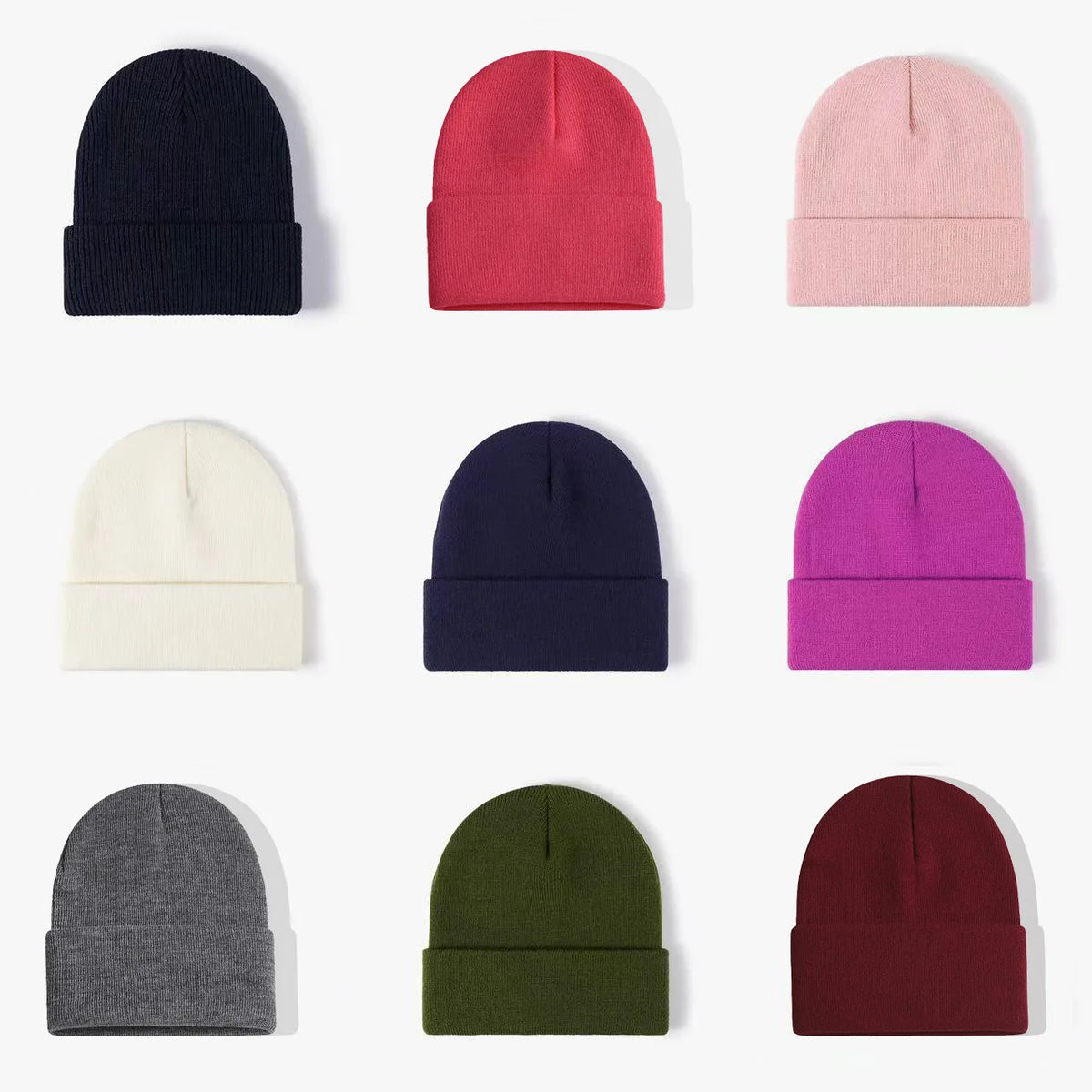 Winter Hats for Men Woman New Beanies Knitted Solid Cute Hat Girls Autumn Female Beanie Caps Warmer Bonnet Ladies Casual Cap