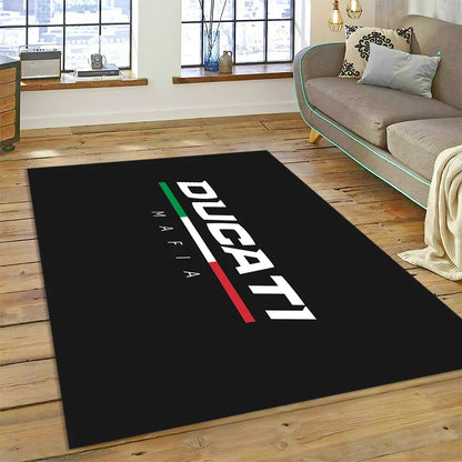 3D Racing Motorcycle Sign Carpet Rug for Living Room Bedroom Home Sofa Decoration,kids Play Non-slip Floor Mat Christmas Gift