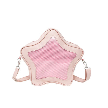Japanese Style Minimalist Cute Aesthetic Shoulder Bag for Students Kawaii Crossbody Purse Street Fashion Ita Bags Handbags bolso