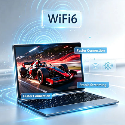10'' 2 in 1 Tablet Laptop Intel N150 Win11 Touch Screen FHD IPS 32GB DDR4 M.2 SATA NVMe SSD Support Stylus Pen Face Recognition