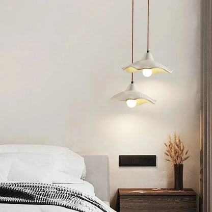 Japanese Wabi-Sabi Chandelier Bedroom Restaurant Bar Nordic Cream Style Modern Art Medieval Vintage Pendant Lights LED Lights
