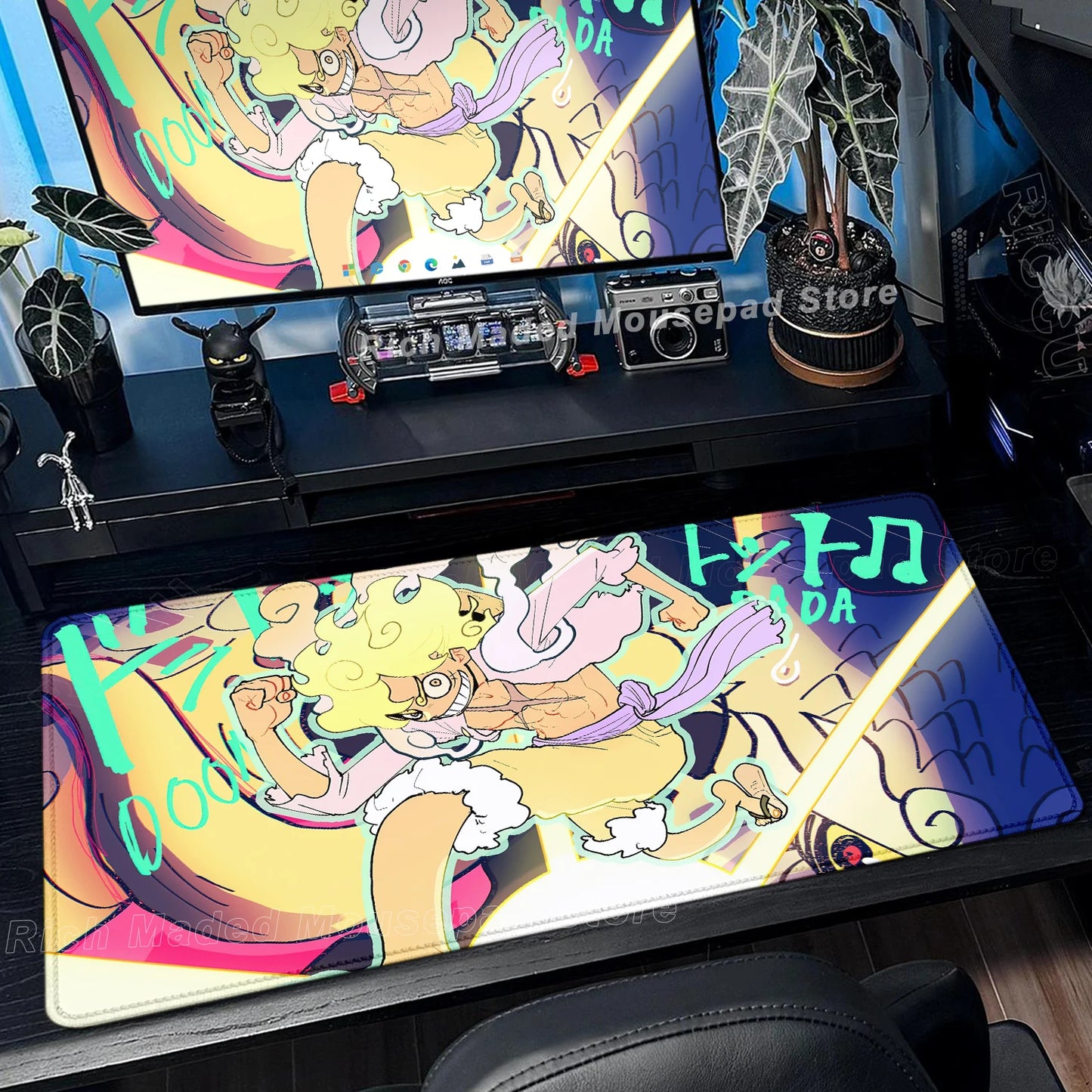 Anime Gamer Keyboard MouseMats One P-Piece Gaming Mouse Pad XXL Speed Rubber Cartoon Big Computer Desk Mat PC E-Sports Mousepad