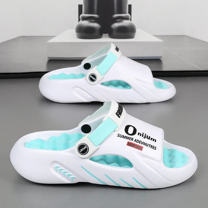Men Sandals New Summer EVA Soft-soled Platform Slides Slippers Indoor Outdoor Walking Beach Shoes Flip Flops Mens Shoes