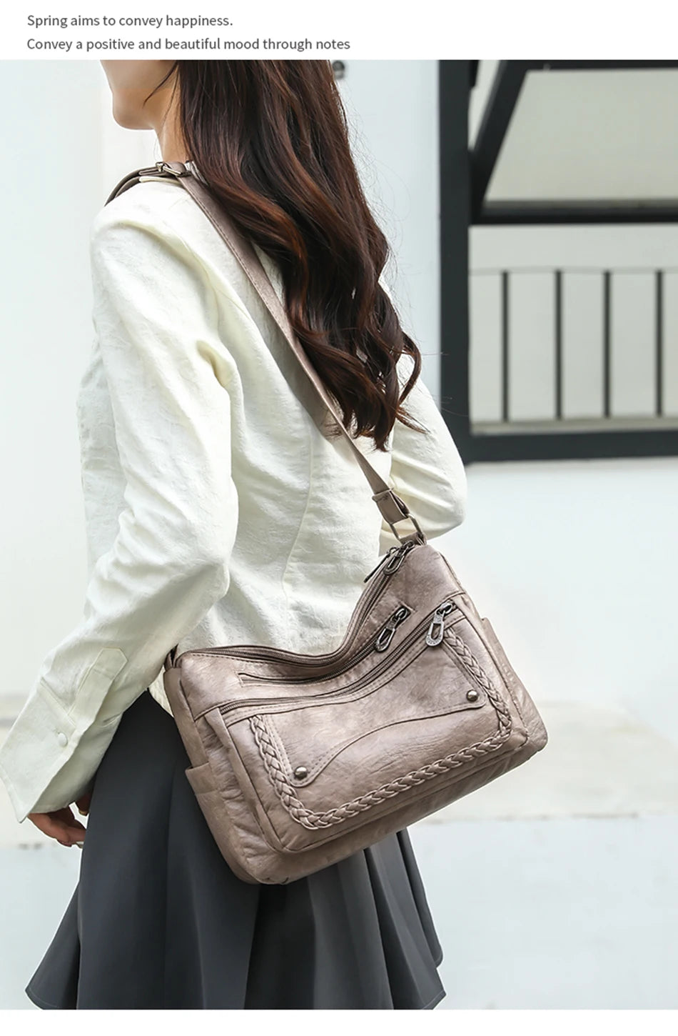 High Quality Leather Luxury Handbags Ladies Bag Designer Shoulder Crossbody Bags For Women 2024 New Bolsa Feminina Sac A Main