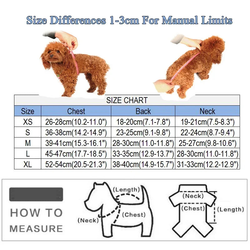 Girl Halloween Pajamas Apparel For Small Dogs Chest Closed Pet Indoor Home Wear Clothes Overall Tracksuit Chihuahua Yorkshire