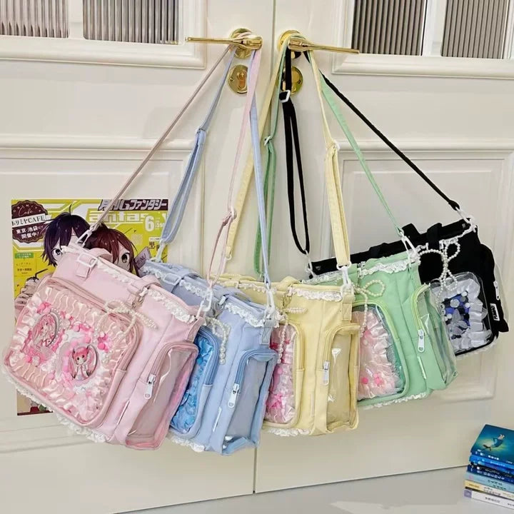 Ballet Girl Large Appetite Itabag Japanese Two-Dimension Single Shoulder Crossbody Bag Gift For Friends Women'S Handbag