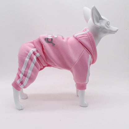 Spring Dog Jumpsuit Sports Suit for Small Dogs - Charming Pet Apparel for Chihuahua Terrier Beagle - Comfortable Clothing