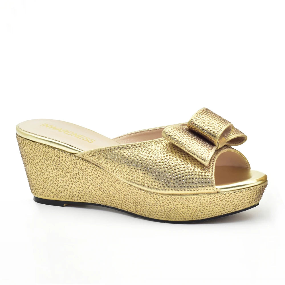 Designer Shoes Women Luxury 2026 Italian In Women High Quality African Wedding Shoes Spring Shoe Platform Woman Summer Slippers
