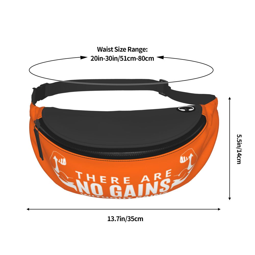 Powerhouse Gym Fanny Bag Custom Bodybuilders Fitness Crossbody Waist Pack Men Women Cycling Camping Phone Money Pouch