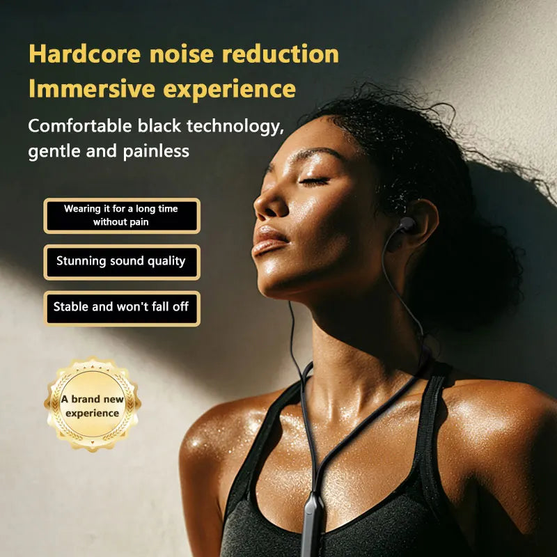 Neck-mounted Bluetooth Headphones Bluetooth 5.4 Low-latency For Gaming And Music Dual-mode Card Slot TF Card Headphones NEW
