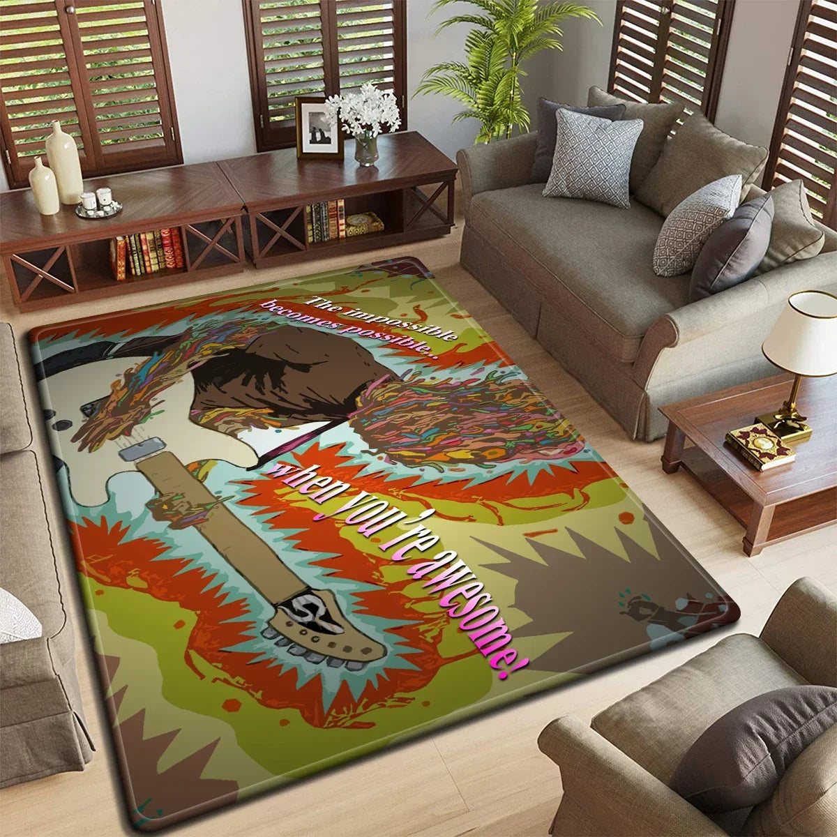 Band logo Music Rock and Roll logo Pattern Carpet Kitchen Mat Doormat Bedroom FloorDecoration LivingRoom Bathroom Anti-slip Rug