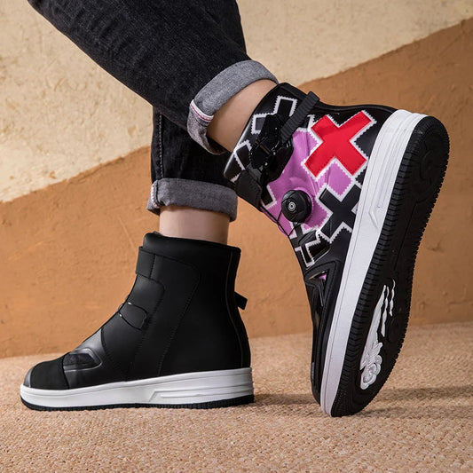 Men Women Biker Shoes Breathable Motorcycle Boots Casual Men's Sneakers Microfiber Motocross Shoes Motorcycle Supplies 2026