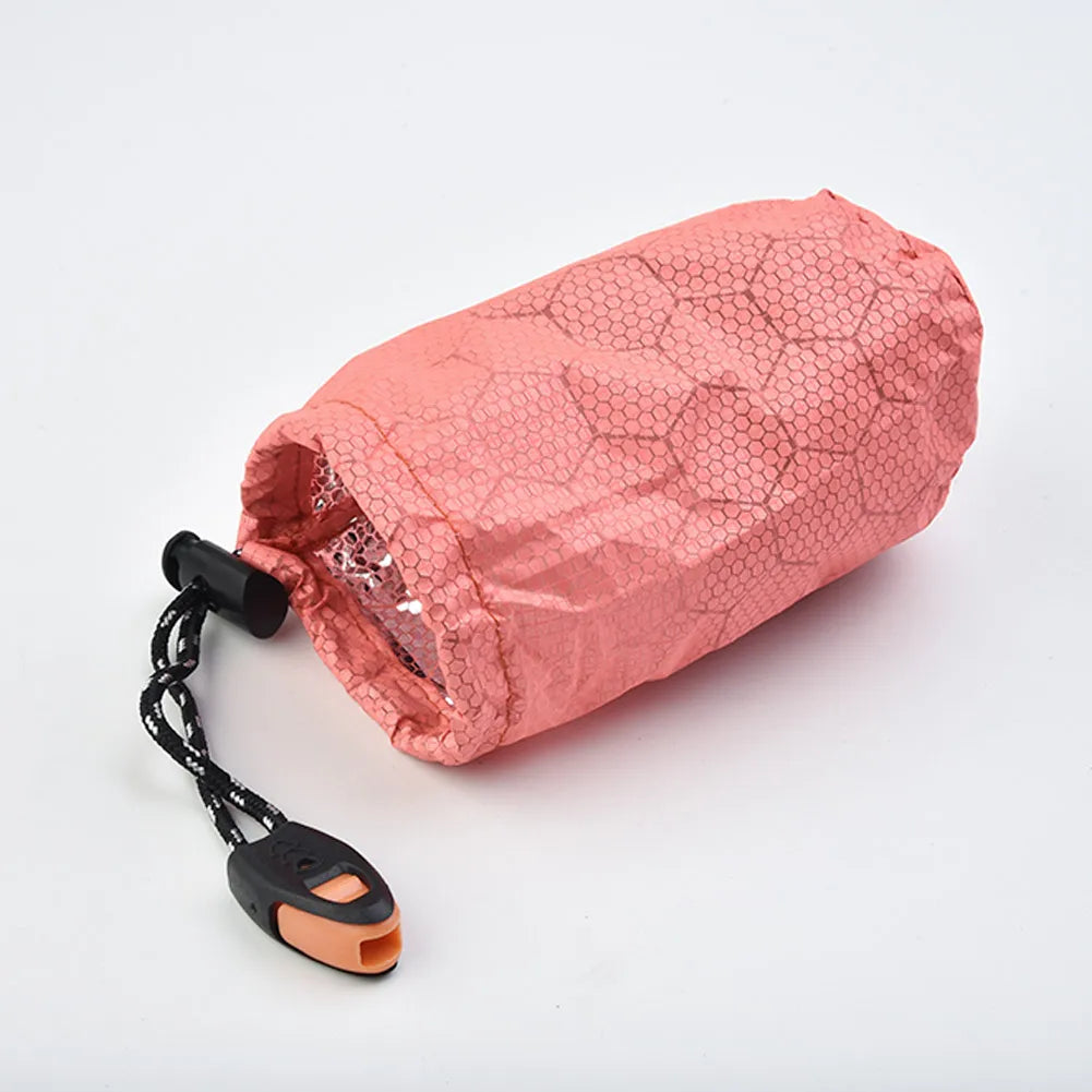 Survival Sleeping Bag Waterproof Thermal Bivy Sack For Camping Hiking Outdoor Activities Travel Lightweight Compact Bivy Bag