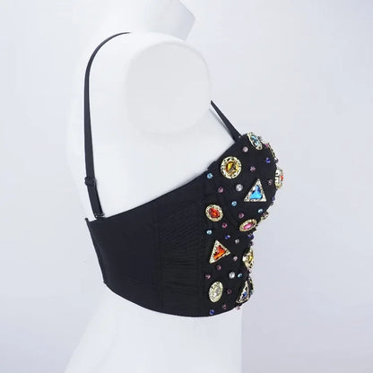 Sexy Party Corset Tops Woman Tank Streetwear Camis Bustier Fashion y2k Crop Top Women Clothes Summer Club Shirt Ladies Bra Blusa