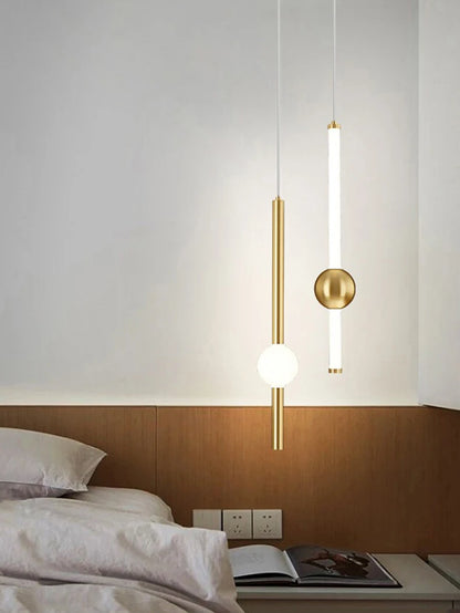1pc Modern Home Decor LED Lights Bedroom Lamp Bedside Pendant Light Lamps LED Chandeliers Hanging Light Indoor Lighting