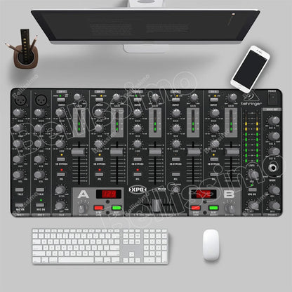 Mouse Pad Music Radio Dj Panel Gamer printon demand Custom Computer MousePad Natural Rubber Office Soft PC Accessory Desktop Pad