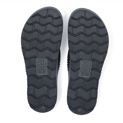 Asgard Summer Flip Flops Comfort Non-slip Flat Rubber Sandals With Stretchable Strap Unisex Cozy Casual  Beach Vacation Slippers
