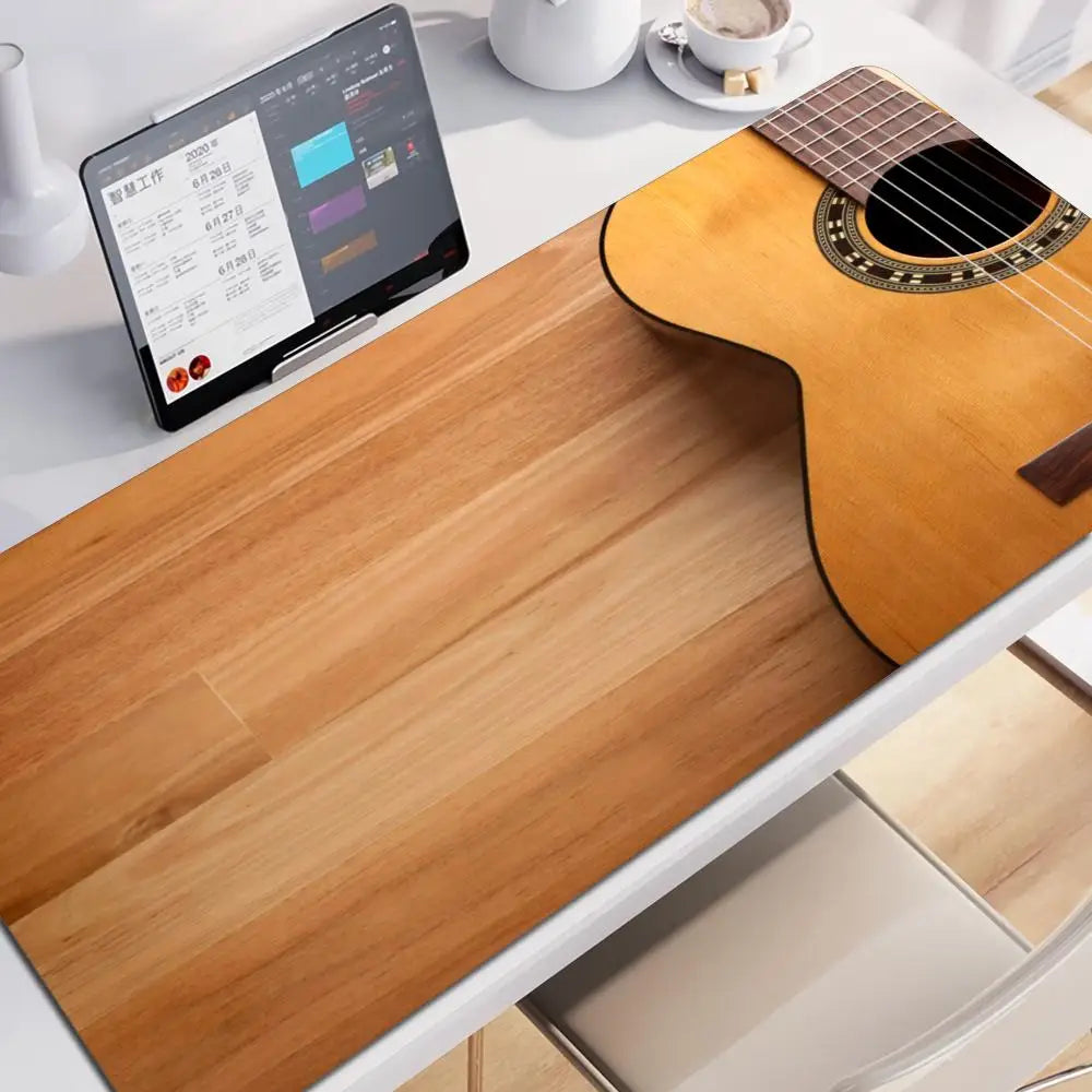 Large Mouse Pad .Mousepad Fender Guitar Gamer Keyboard Mat Game Mats Office Accessories Mausepad Gaming Computer Table Stitch