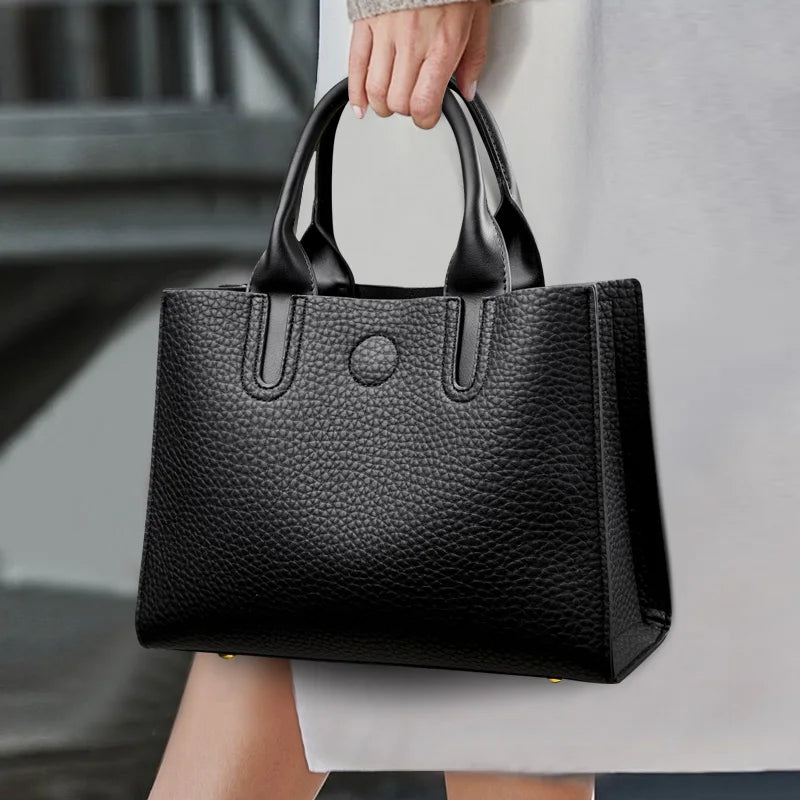 Luxury Female Trend Vintage Tote Bag High Quality Leather Crossbody Shoulder Bag Women Brand Designer Large capacity Handbag
