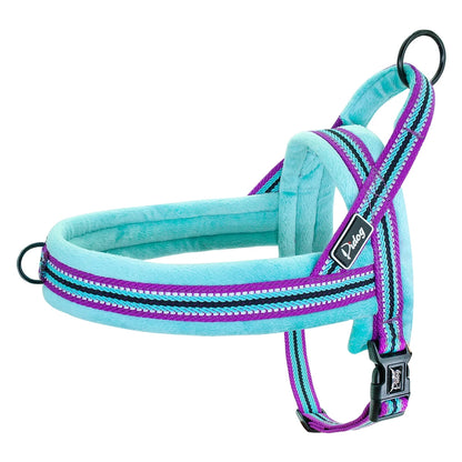Winter Warm Soft Padded Dog Harness No Pull Dog Harness Vest Reflective Adjustable Pet Training Vest For Small Medium Large Dogs