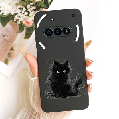 Casing For Nothing Phone (3a) A059 Cover For Nothing Phone 3a Case Silicone Cute Cat Fashion Butterfly Funny Painted