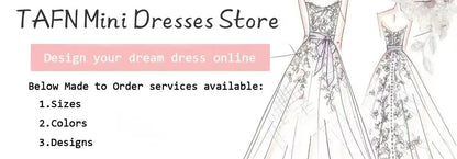TAFN Short Evening Dresses with Ruffles A-Line Off Shoulder Knee Length Prom Dresses for Women Party Dress Customized