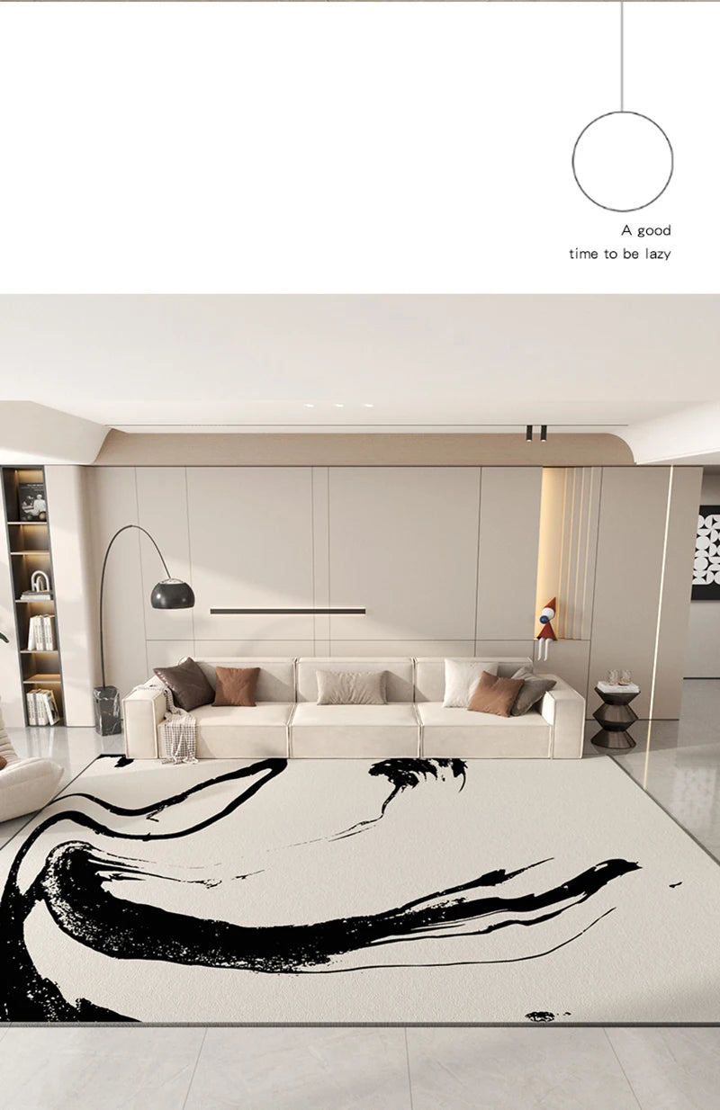 French Light Luxury Sofa Coffee Table Rug Bedroom Bedside Carpets Large Area Living Room Decoration Rugs Cloakroom Decor Carpet