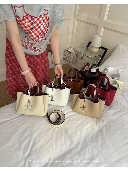 Premium Ladies Tote Bag, Fashionable Leather Crossbody Handbag For Women, Luxury Brand Messenger Bag