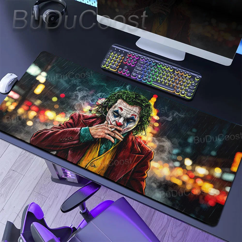 J-Jokers Popular Movies Mousepad HD Printing Computer Gamers Locking Edge Non-slip Mouse Pad XXL Non-Slip Keyboard PC Desk Pad
