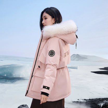 Bosideng Women 6th Generation Extreme Cold Goose Down Parka -20℃ Cold Resistance Winter Puffer Coat with Detachable Raccoon Fur